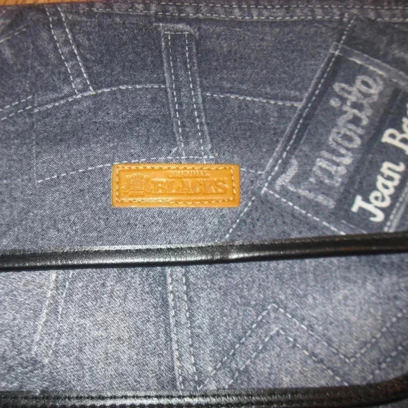 Vintage ORIGINAL BLACKS Favorite Jean Clutch Bag - Picture 2 of 4